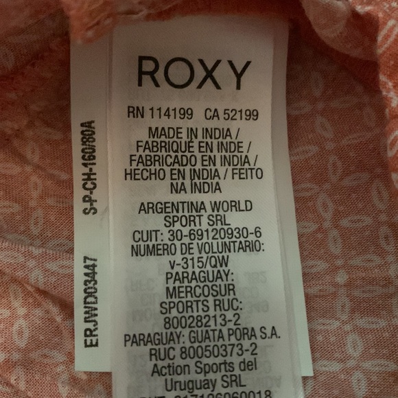 NWOT Roxy Spaghetti Strap Floral Sundress - Picture 11 of 12